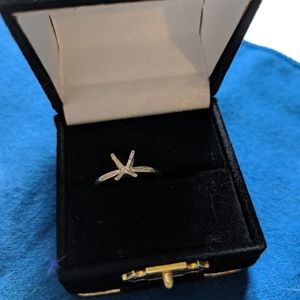 Sterling silver ring mounting Sz 6.5